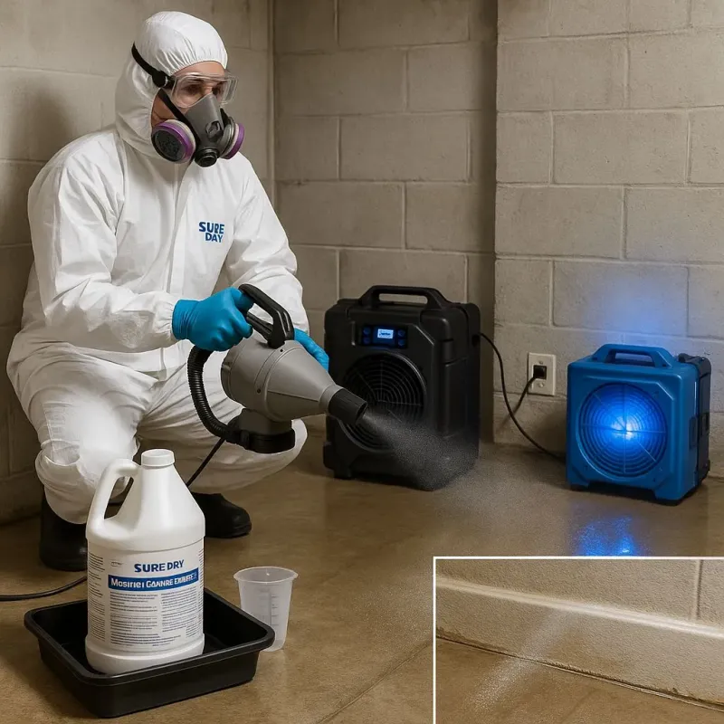 Sanitization and Odor Removal process in Versailles, OH